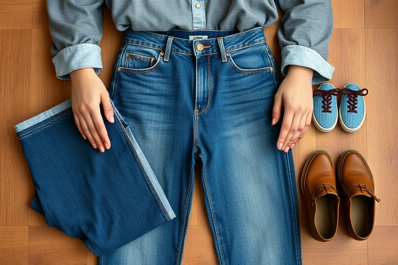 homemade plus size jeans tall women's fashion — Homemade Plus Size Jeans Tall Women's Fashion (the finished result)