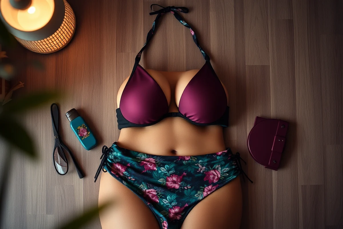 plus size bikini swimwear — Plus Size Bikini Swimwear (the finished result)