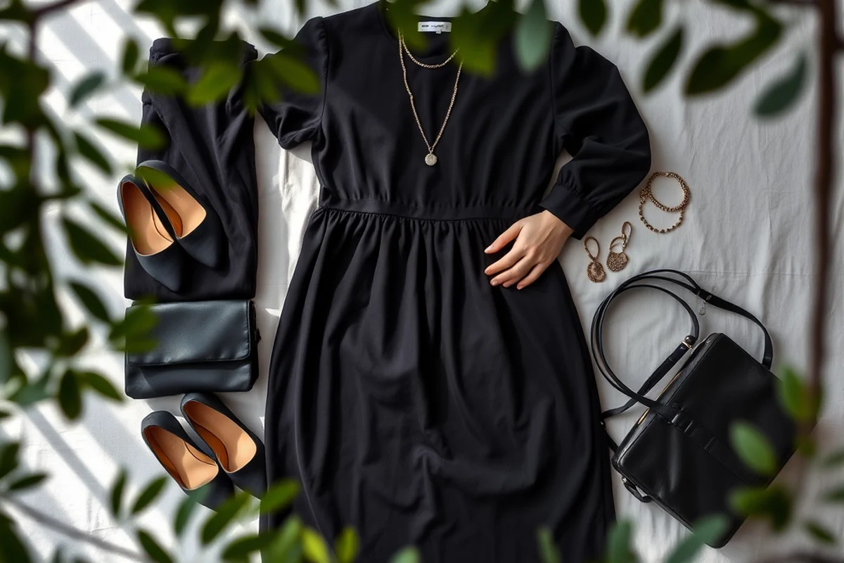 plus size black dress — Plus Size Black Dress (the finished result)