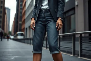 Plus Size Jean Shorts