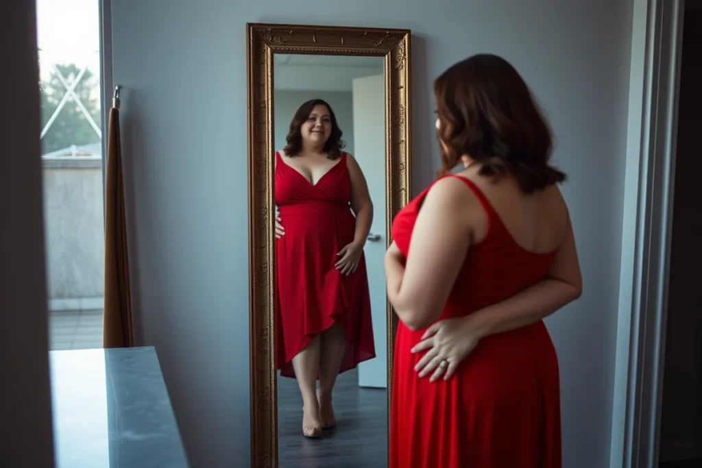 Plus Size Red Dress